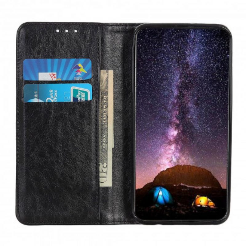 Folio Cover OnePlus 9 Custodia in pelle Stile Pelle Sobrietà