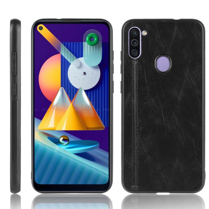 Cover Samsung Galaxy M11 Effetto Pelle Couture