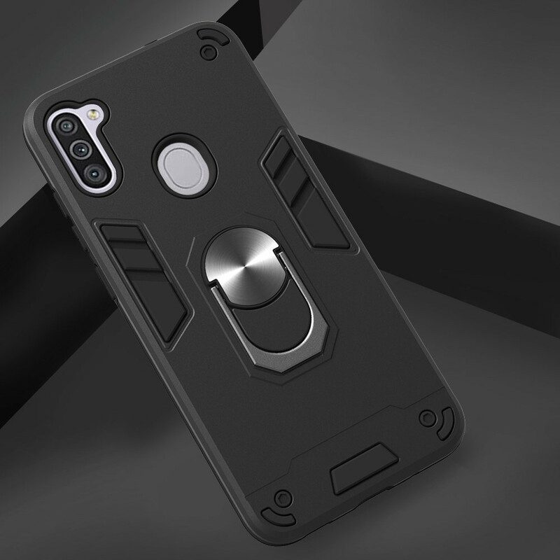 Cover Samsung Galaxy M11 Staccabile Con Anello Di Supporto