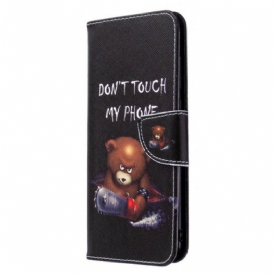 Custodia A Portafoglio Samsung Galaxy M11 Orso Pericoloso