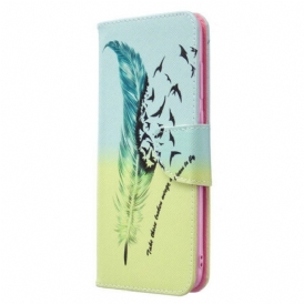Custodia in pelle Samsung Galaxy M11 Impara A Volare
