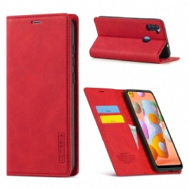 Folio Cover Samsung Galaxy M11 Custodia in pelle Lc.imeeke Effetto Pelle