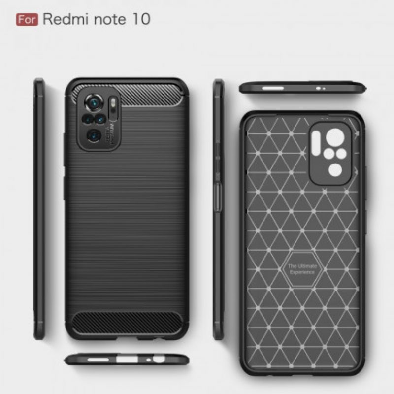 Cover Poco M5s Fibra Di Carbonio Spazzolata