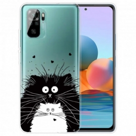 Cover Poco M5s Guarda I Gatti