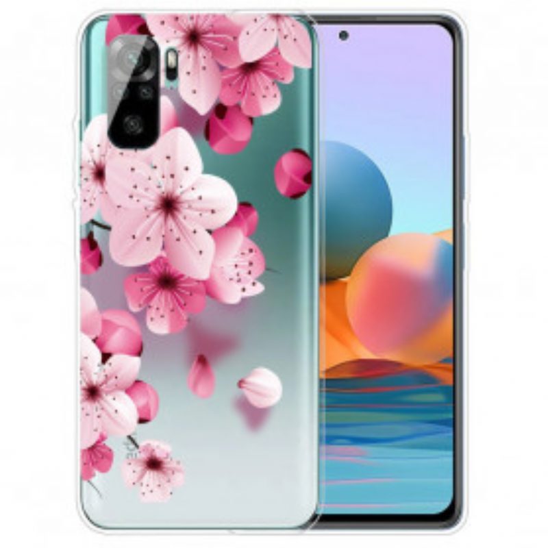 Cover Poco M5s Piccoli Fiori Rosa