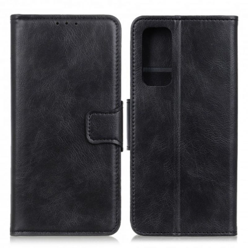 Custodia in pelle Poco M5s Chiusura Reversibile Effetto Pelle