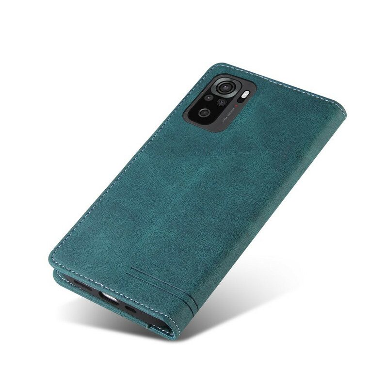 Folio Cover Poco M5s Custodia in pelle Ecopelle Gq.utrobe