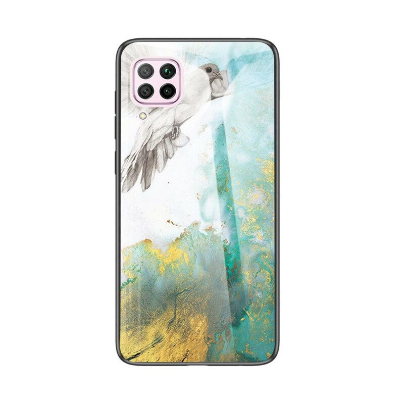 Cover Huawei P40 Lite Vetro Temperato Di Colori Premium