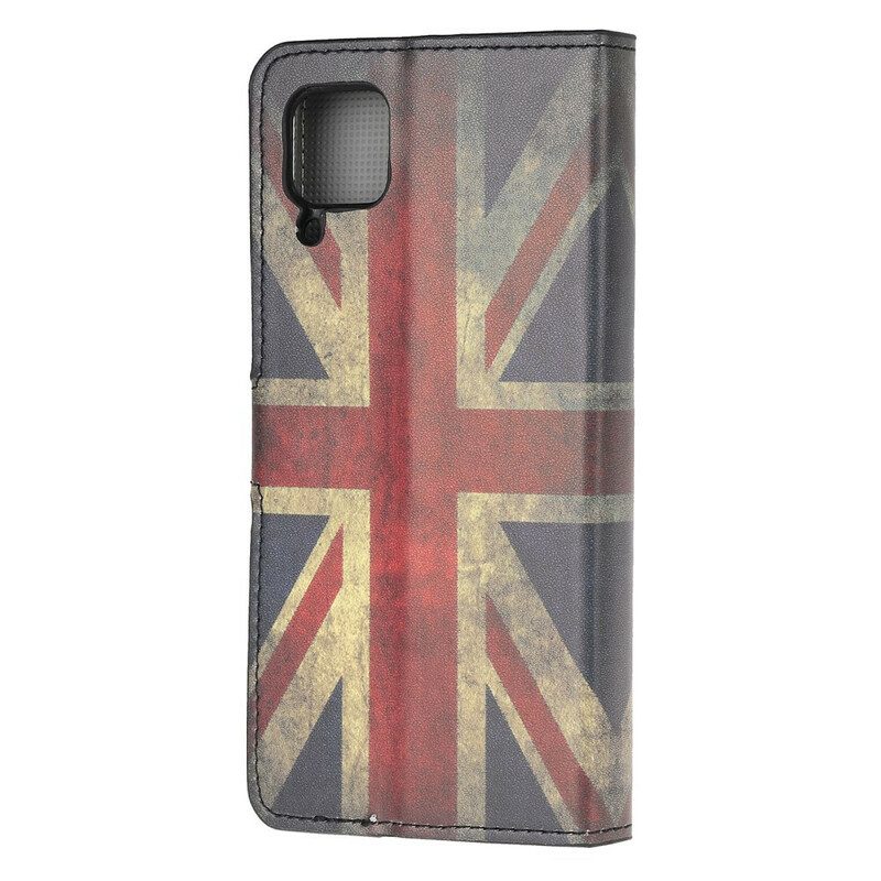 Custodia A Portafoglio Huawei P40 Lite Bandiera Dell'inghilterra