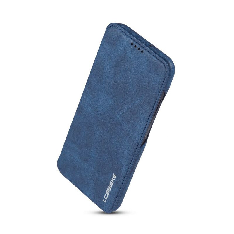 Folio Cover Huawei P40 Lite Custodia in pelle Lc.imeeke Effetto Pelle