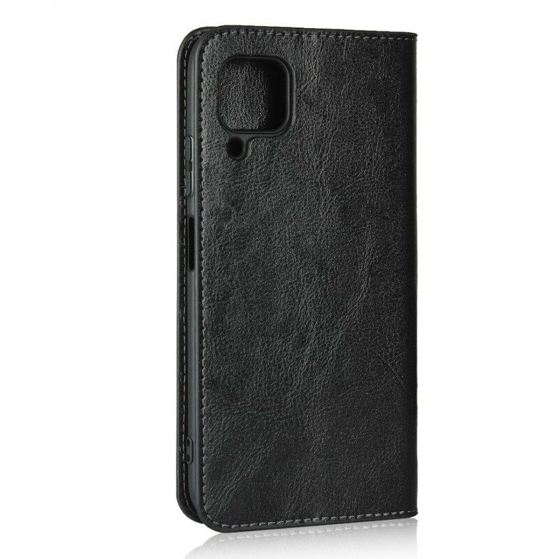 Folio Cover Huawei P40 Lite Custodia in pelle Pelle Vera