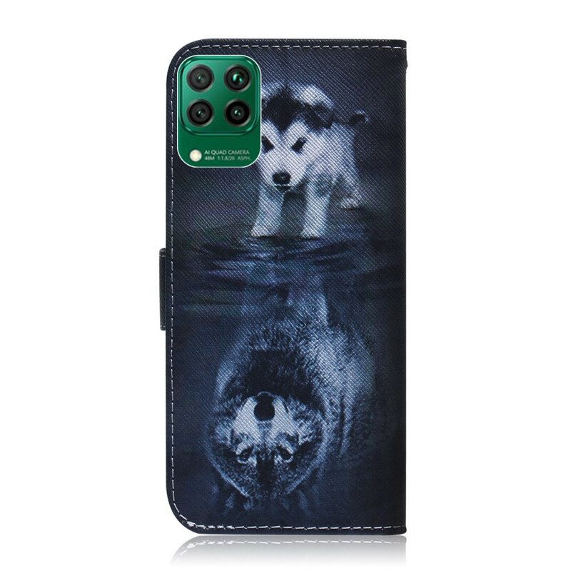 Folio Cover Huawei P40 Lite Ernesto Il Lupo