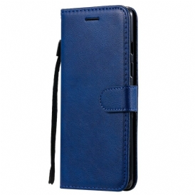 Custodia in pelle OnePlus 8 Cinturino Effetto Pelle
