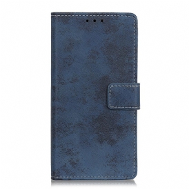 Custodia in pelle OnePlus 8 Effetto Pelle Vintage