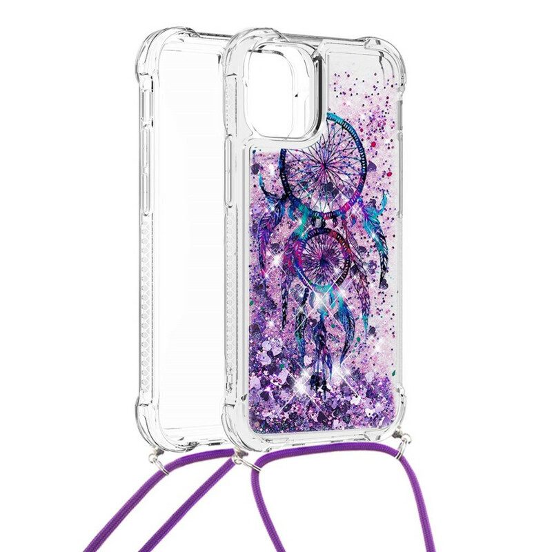 Cover iPhone 13 Pro Acchiappasogni Con Coulisse Con Paillettes