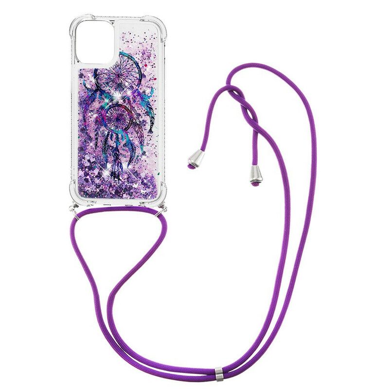 Cover iPhone 13 Pro Acchiappasogni Con Coulisse Con Paillettes