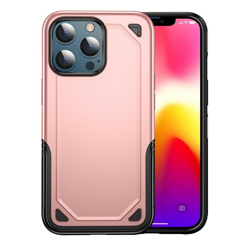 Cover iPhone 13 Pro Armatura Effetto Metallo