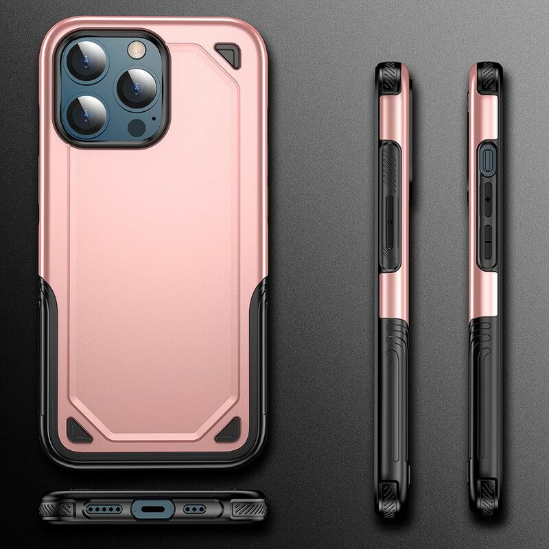 Cover iPhone 13 Pro Armatura Effetto Metallo