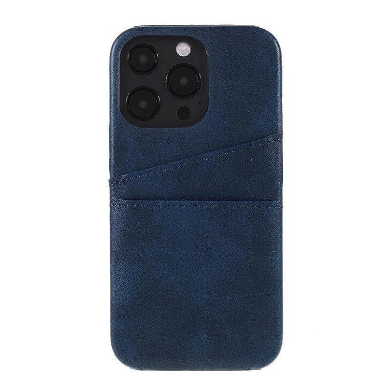 Cover iPhone 13 Pro Doppio Titolare Della Carta