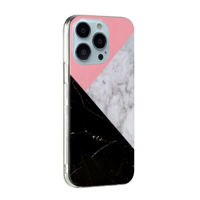 Cover iPhone 13 Pro Geometrie Di Marmo