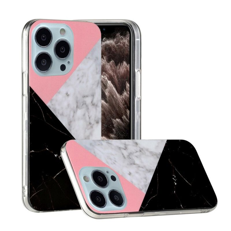 Cover iPhone 13 Pro Geometrie Di Marmo