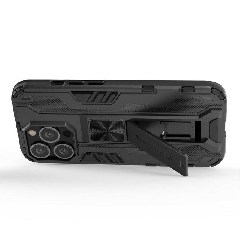 Cover iPhone 13 Pro Linguetta Orizzontale/verticale Resistente