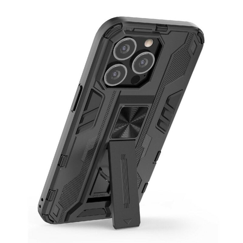 Cover iPhone 13 Pro Linguetta Orizzontale/verticale Resistente