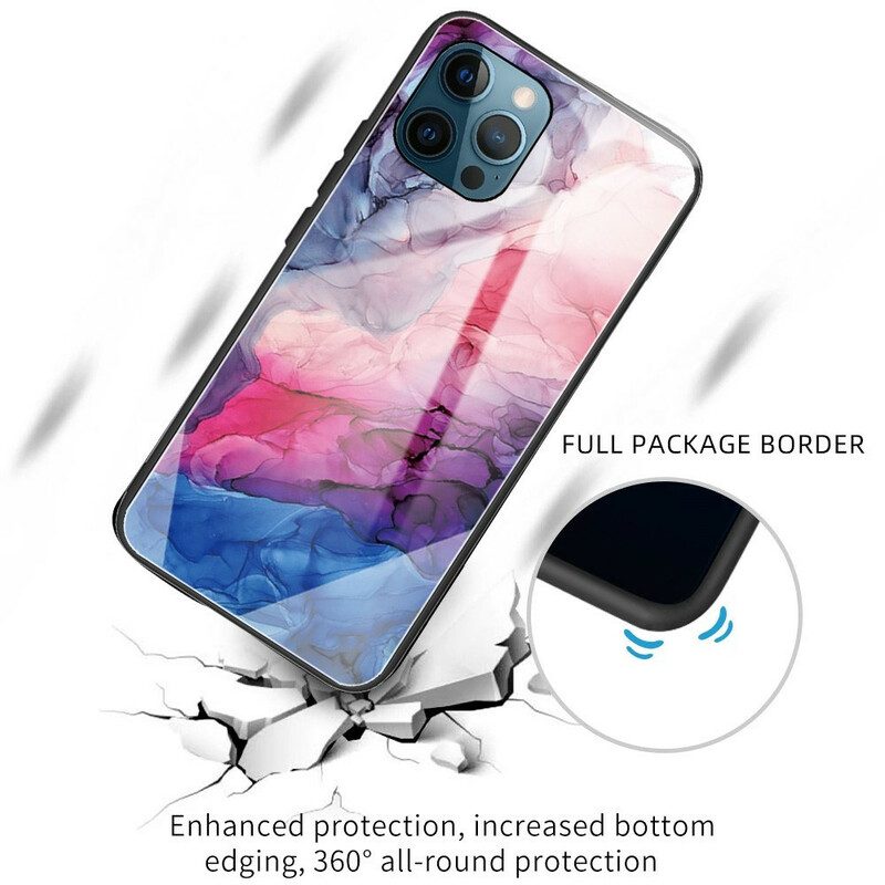 Cover iPhone 13 Pro Vetro Temperato In Marmo
