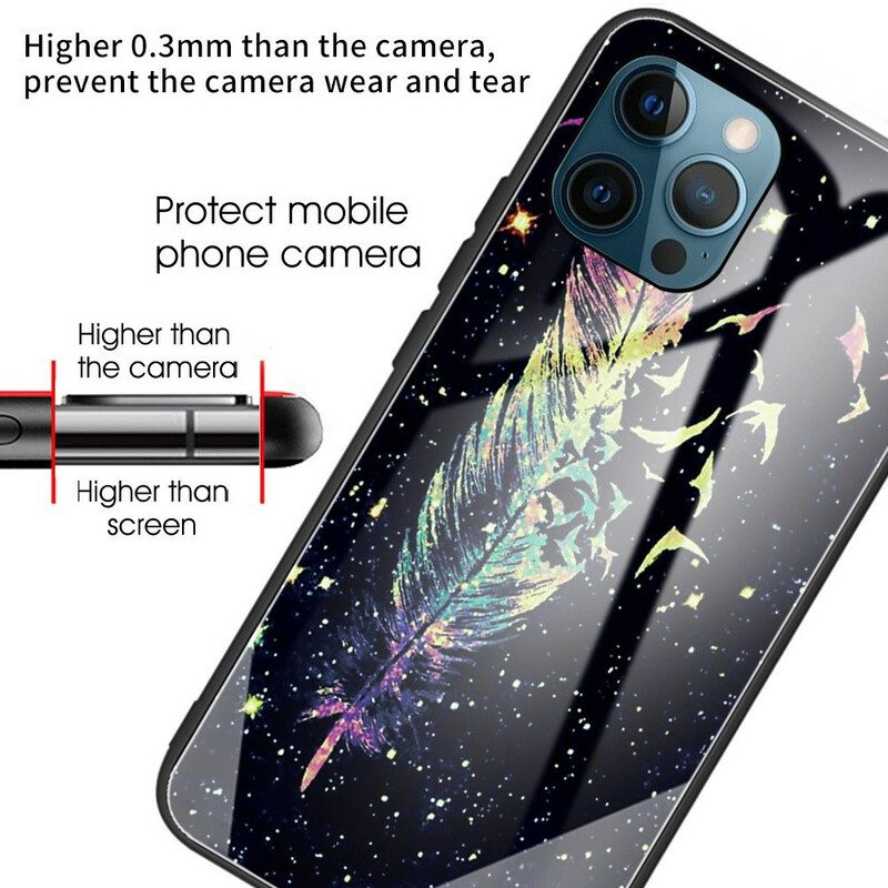 Cover iPhone 13 Pro Vetro Temperato Piuma