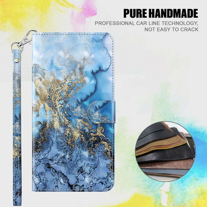 Custodia in pelle iPhone 13 Pro Gradiente Glitterato