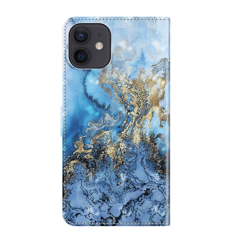 Custodia in pelle iPhone 13 Pro Gradiente Glitterato