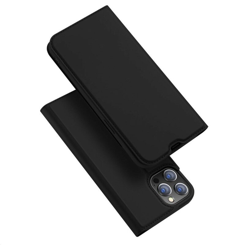 Folio Cover iPhone 13 Pro Custodia in pelle Serie Skin Pro Dux Ducis