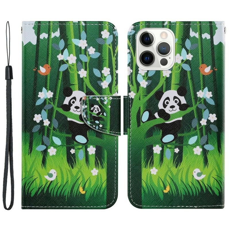 Folio Cover iPhone 13 Pro Passeggiata Del Panda