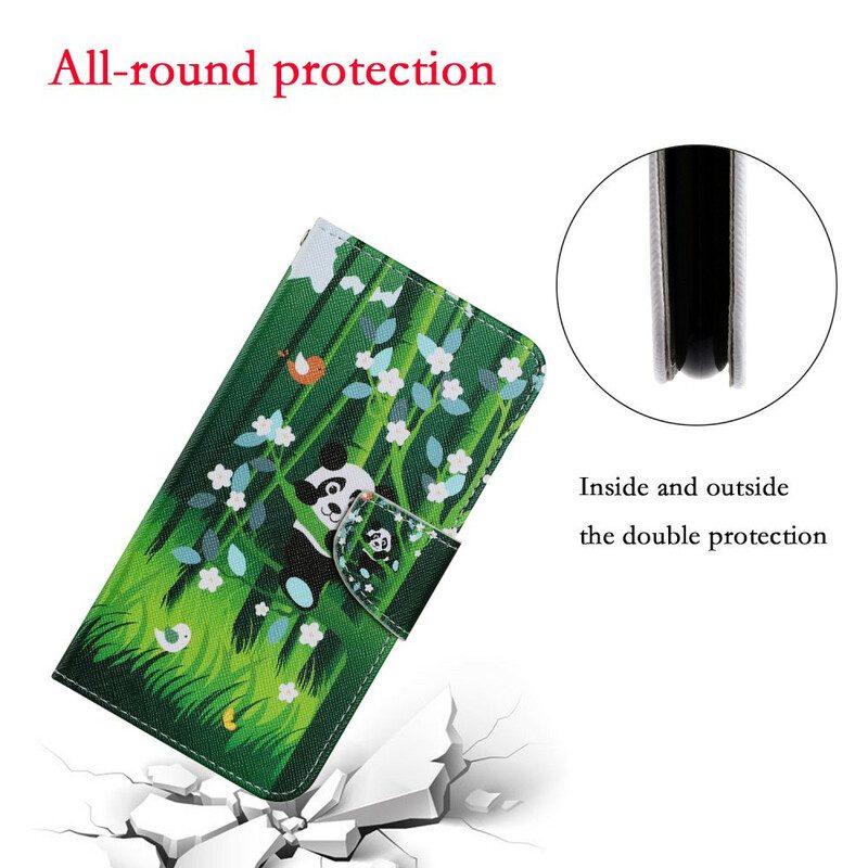 Folio Cover iPhone 13 Pro Passeggiata Del Panda