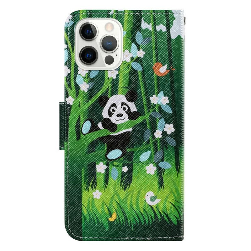 Folio Cover iPhone 13 Pro Passeggiata Del Panda