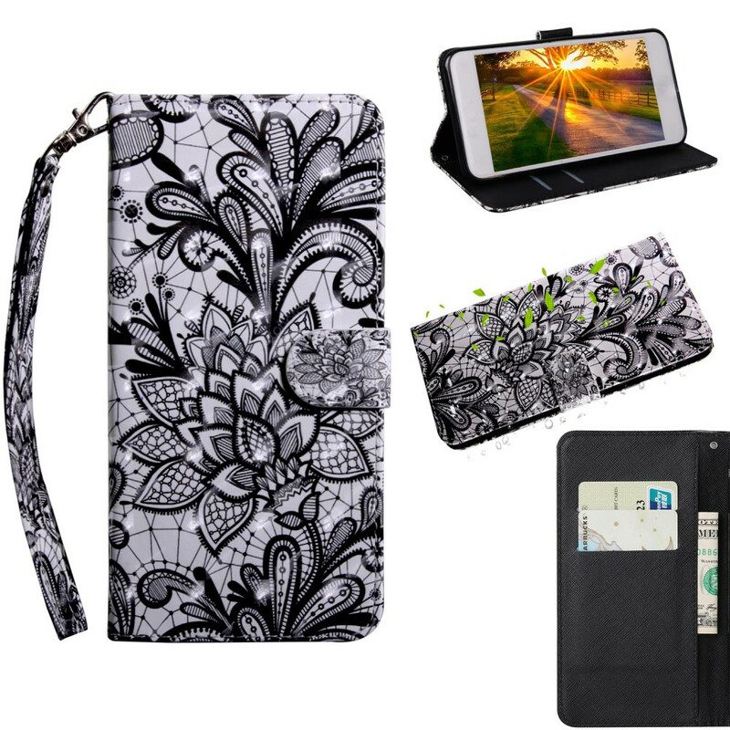Folio Cover iPhone 13 Pro Pizzo Punto Luce