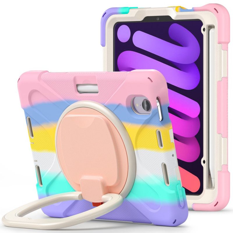 Cover iPad Mini 6 (2021) Colore Supporto Anello Ultra Resistente
