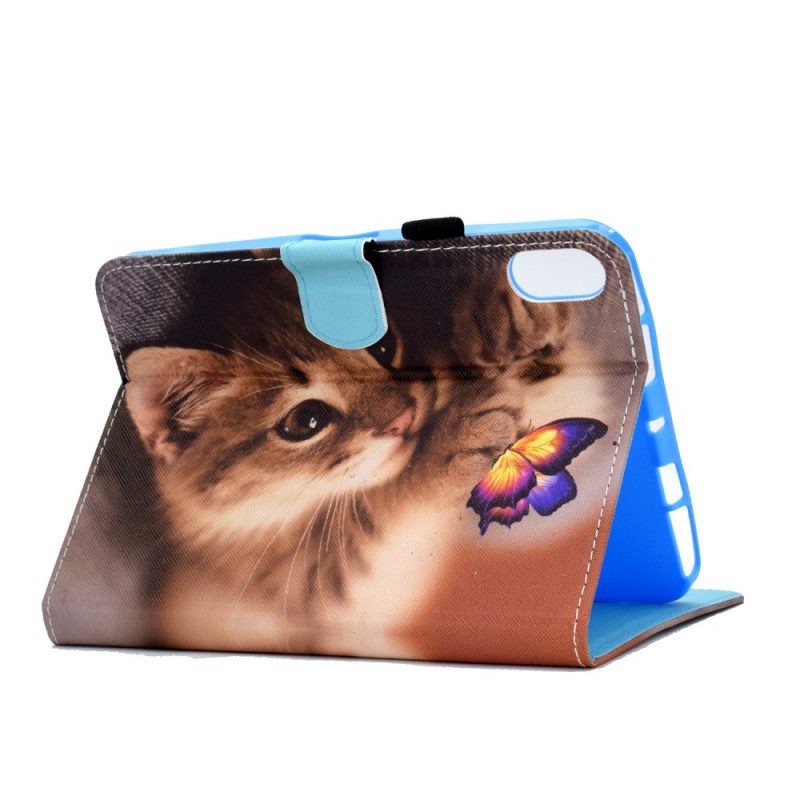 Custodia A Portafoglio iPad Mini 6 (2021) Il Mio Gattino E La Mia Farfalla