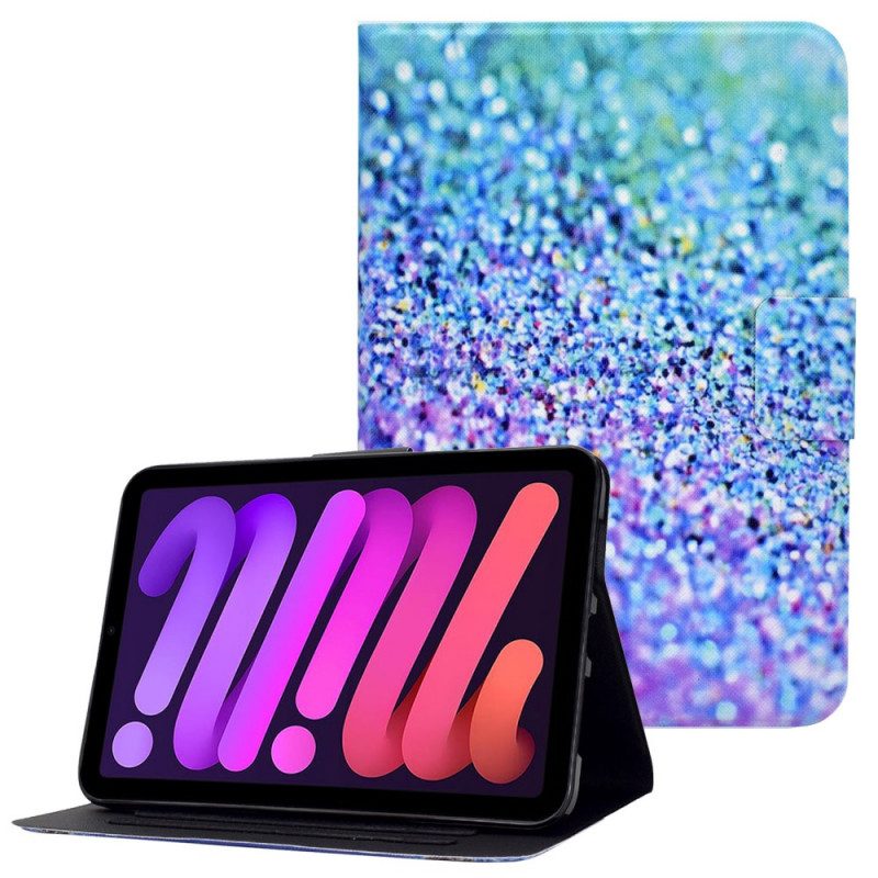 Custodia A Portafoglio iPad Mini 6 (2021) Paillettes Lucide