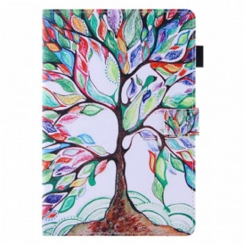 Custodia in pelle iPad Mini 6 (2021) Albero Multicolore