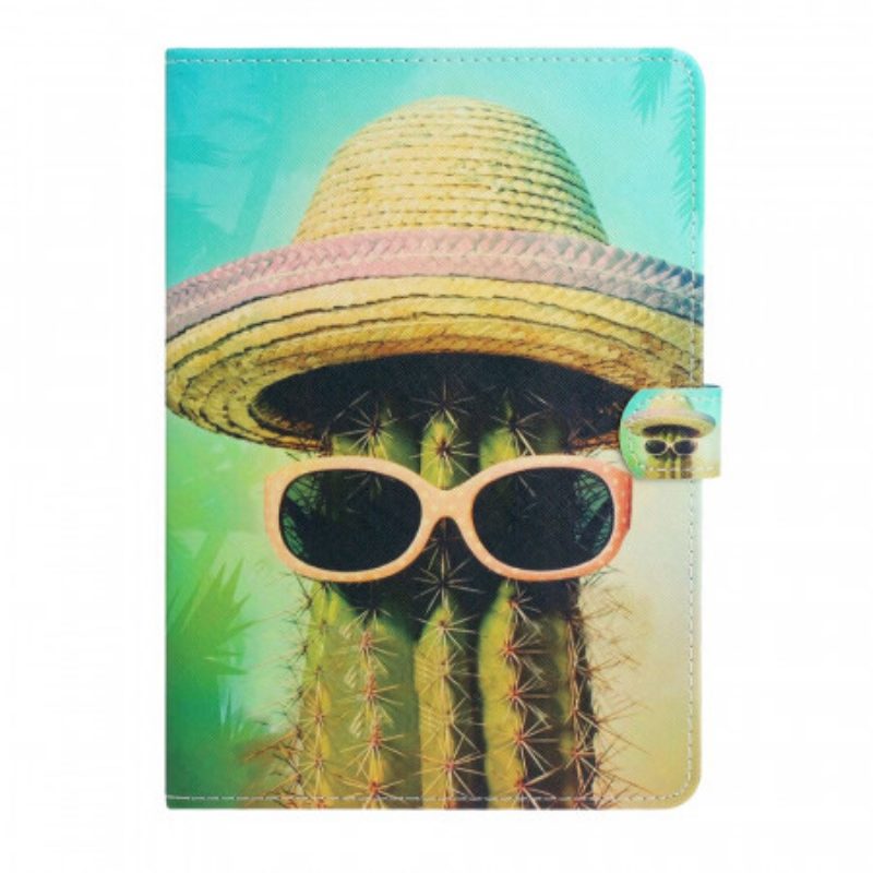 Custodia in pelle iPad Mini 6 (2021) Cactus Rilassati
