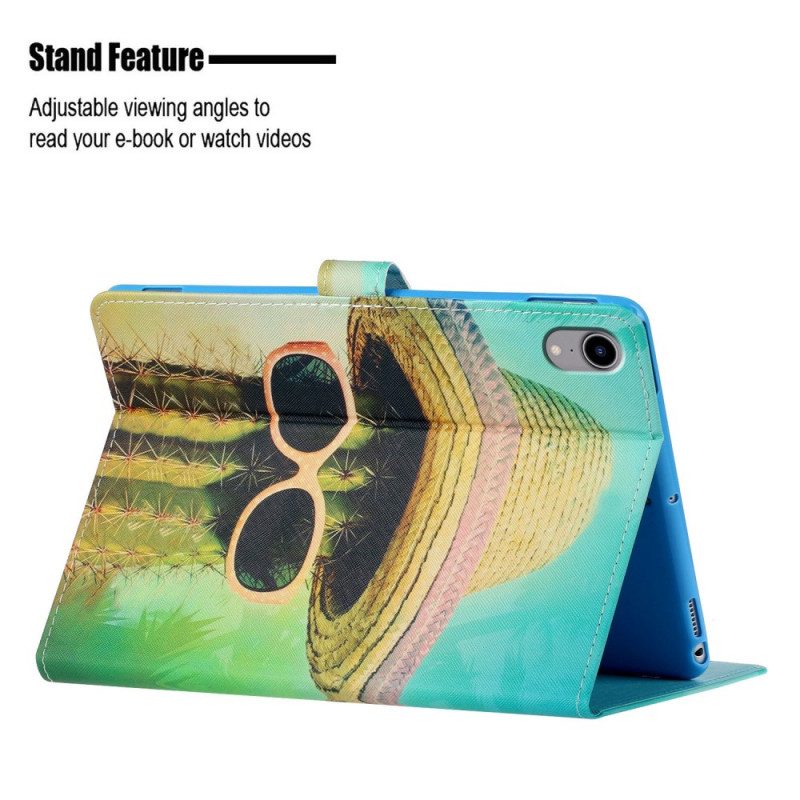 Custodia in pelle iPad Mini 6 (2021) Cactus Rilassati