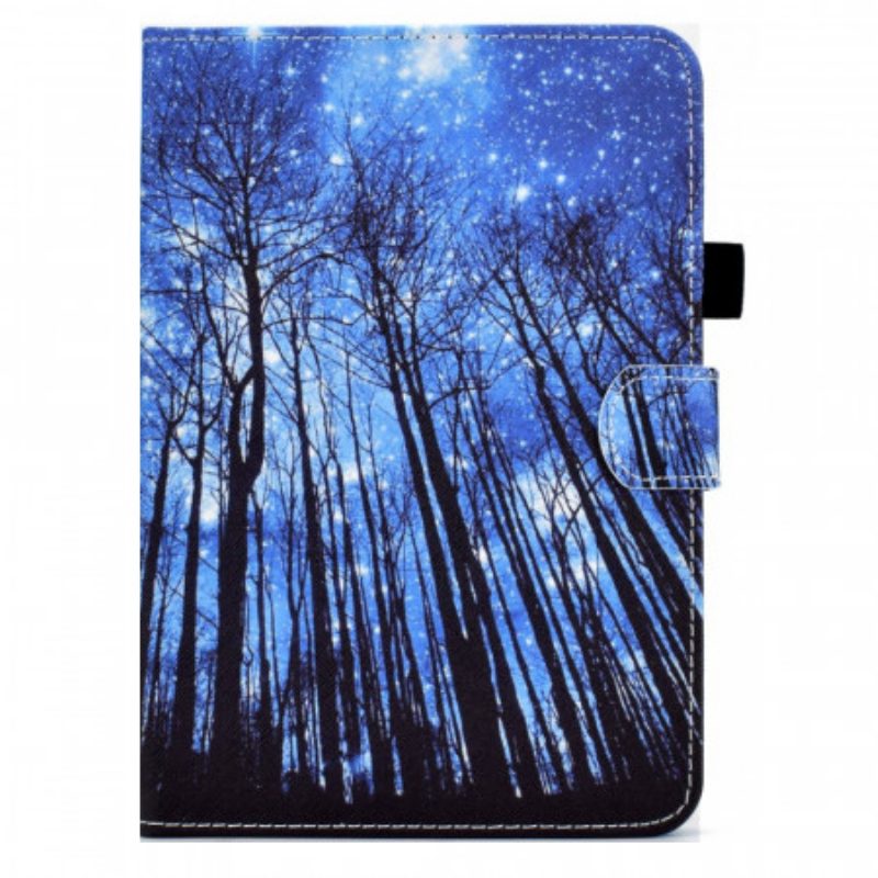 Custodia in pelle iPad Mini 6 (2021) Foresta Di Notte