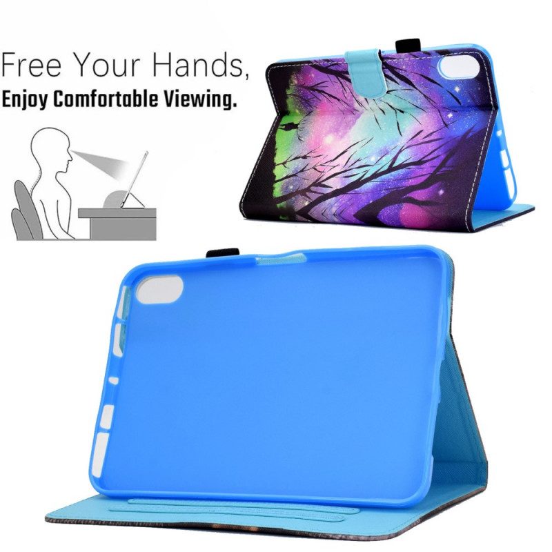 Custodia in pelle iPad Mini 6 (2021) Foresta E Cervi
