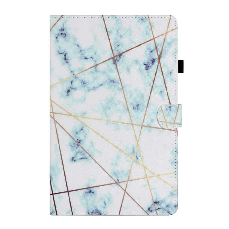 Custodia in pelle iPad Mini 6 (2021) Geometria Del Marmo