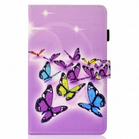 Custodia in pelle iPad Mini 6 (2021) Progettare Farfalle