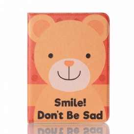 Custodia in pelle iPad Mini 6 (2021) Sorridi. Non Essere Triste