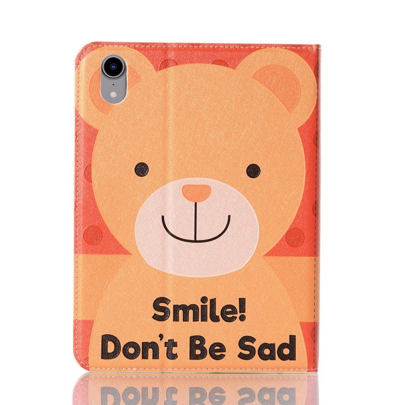 Custodia in pelle iPad Mini 6 (2021) Sorridi. Non Essere Triste
