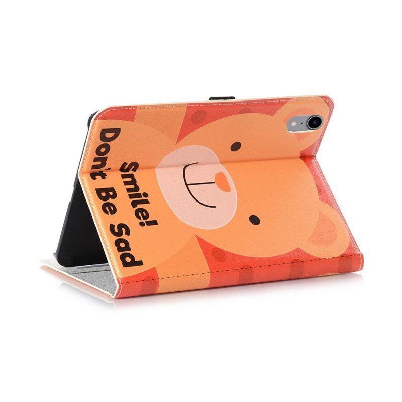 Custodia in pelle iPad Mini 6 (2021) Sorridi. Non Essere Triste
