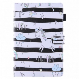 Custodia in pelle iPad Mini 6 (2021) Unicorno